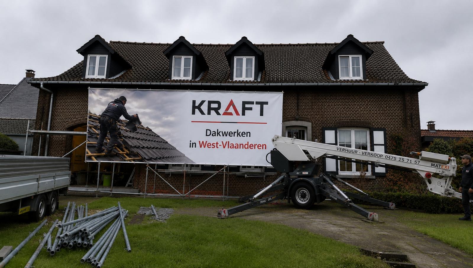 Kraftbouw Team aan het werk