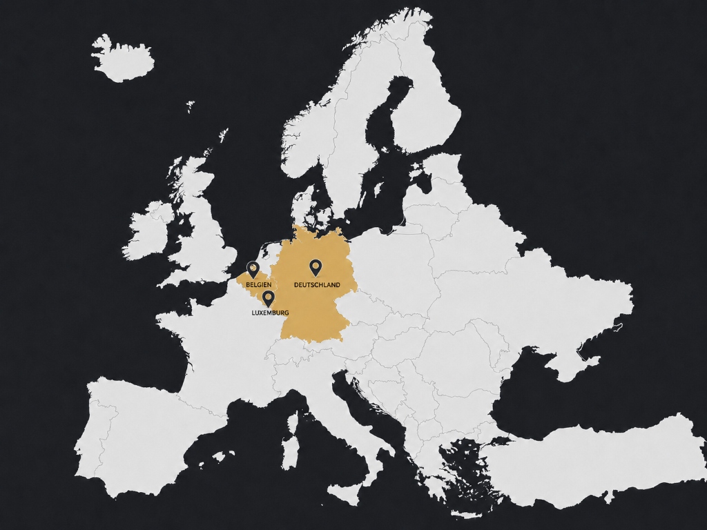 Werkgebied Kraftbouw België & Duitsland