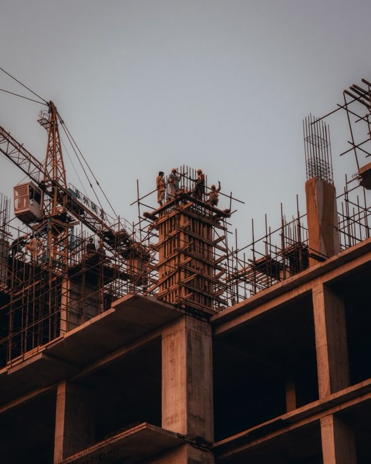 Ruwbouw project in uitvoering